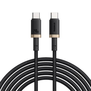 Baseus Dura Fast Charging Data Cable USB-C to USB-C 240W 1m Gold Black