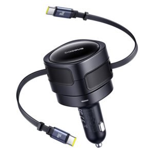 Baseus Enjoyment Max Car Charger C+C Cables 60W Cosmic Black