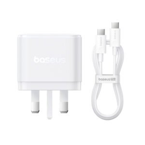 Baseus Palm Fast Charger 2C+U 65W UK Moon White