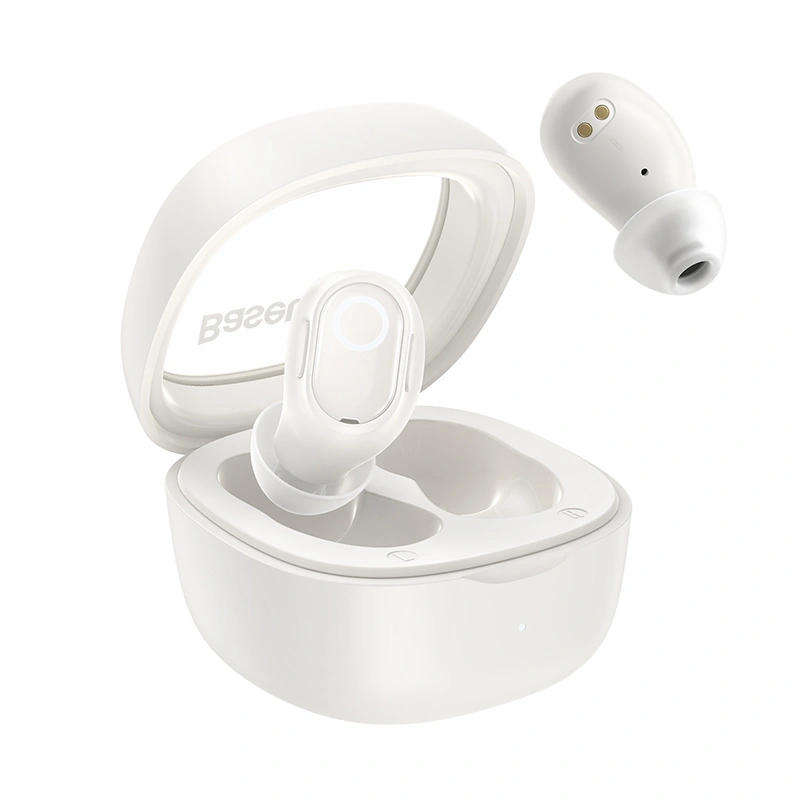 Baseus Bowie WM02 TWS Wireless In-Ear Bluetooth Earbud – Creamy-White