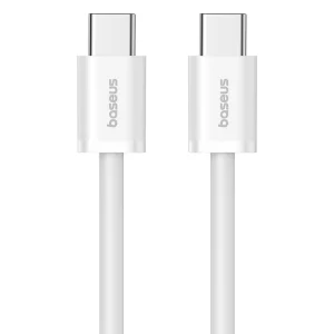 Baseus 1 Meter 30W Superior Series 2 Type-C to Type-C Fast Charging Data Cable (Moon White) - Model: P10365200211-00